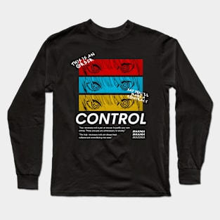 Control Makima Chainsaw Man Long Sleeve T-Shirt